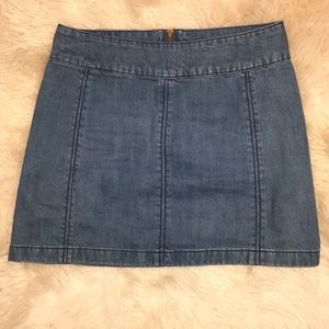 Free People Denim Skirt